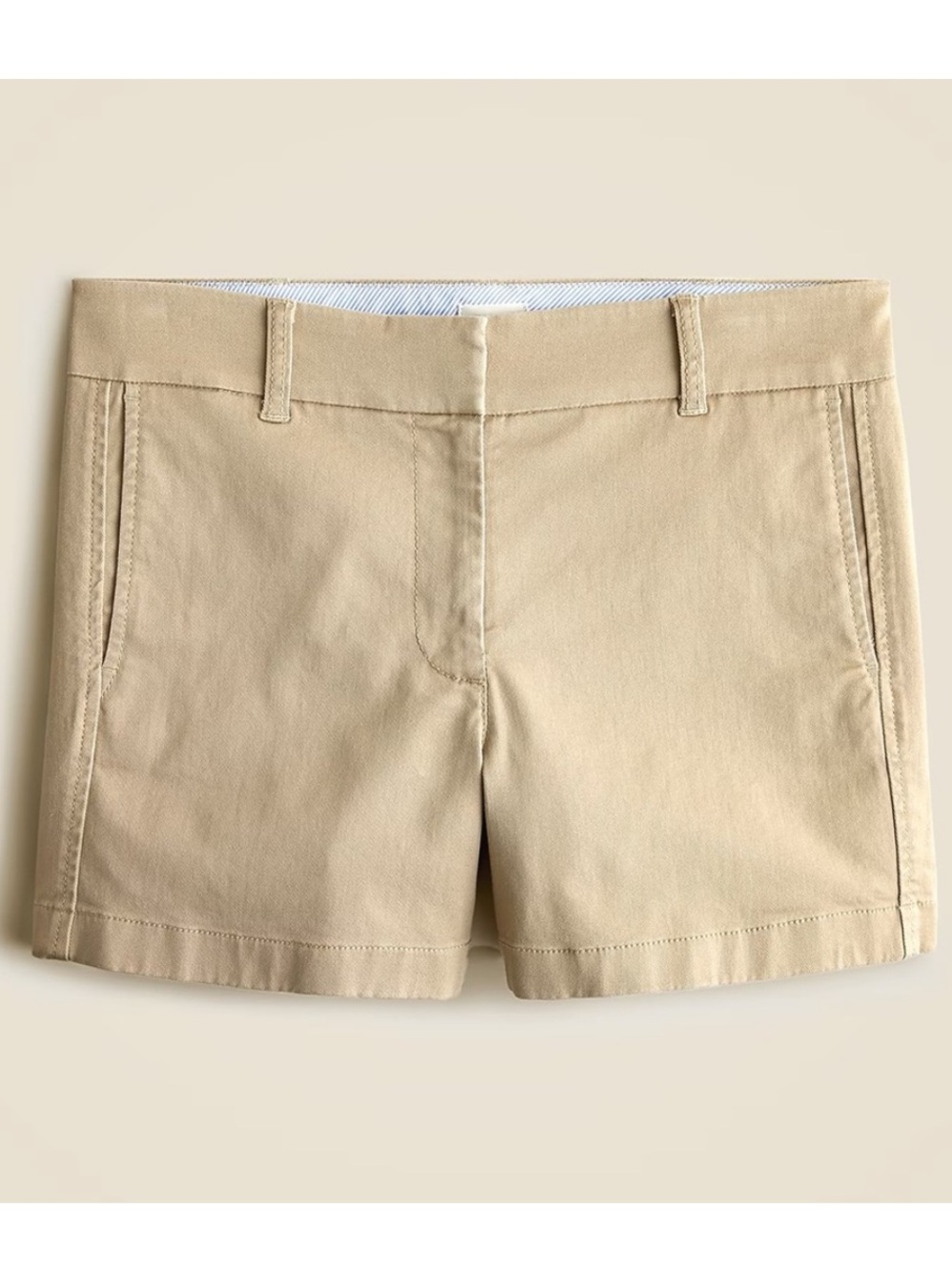 J. Crew 4” Stretch Chinos, Size 6